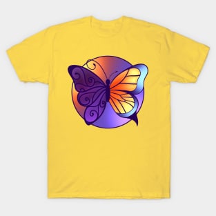 Midnight Fairy & Sunset Butterfly T-Shirt